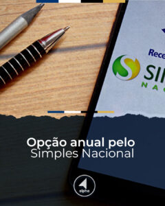 Opção anual pelo Simples Nacional
