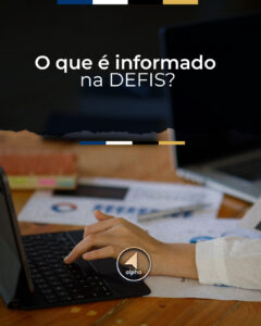 O que é informado na DEFIS?