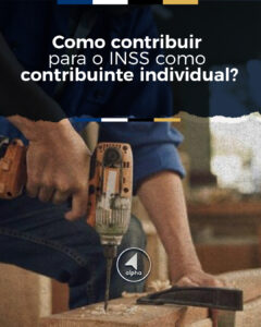 Como contribuir para o INSS como contribuinte individual?
