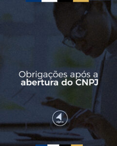 Obrigações após a abertura do CNPJ